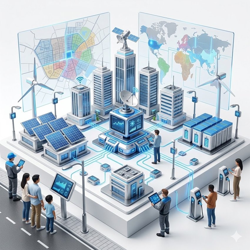 Microgrid Cerdas: Ketahanan Energi Kota melalui Desentralisasi, AI, dan IoT
