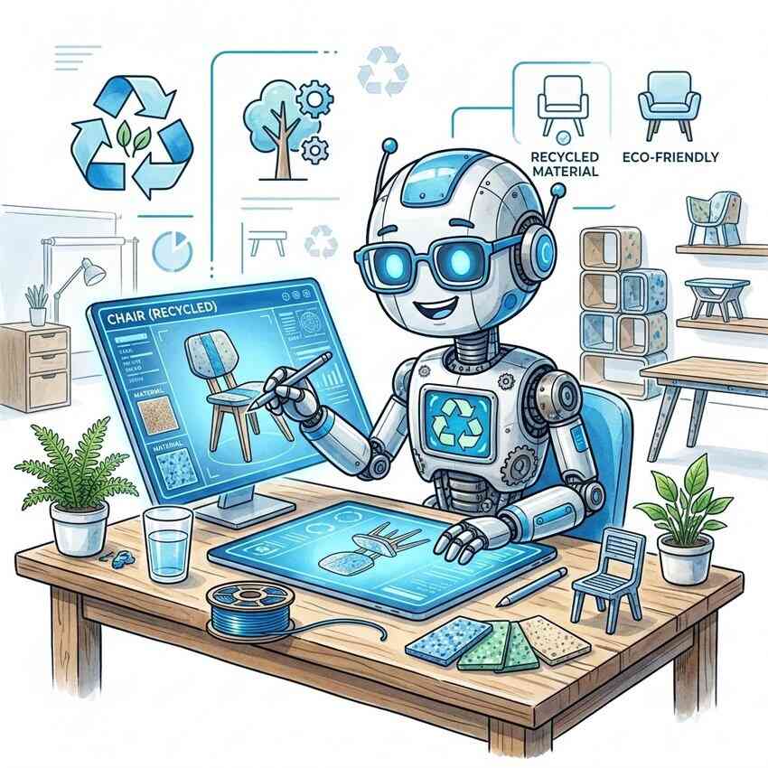 AI untuk Desain Furniture Berkelanjutan: Personalisasi Massal dengan Material Daur Ulang