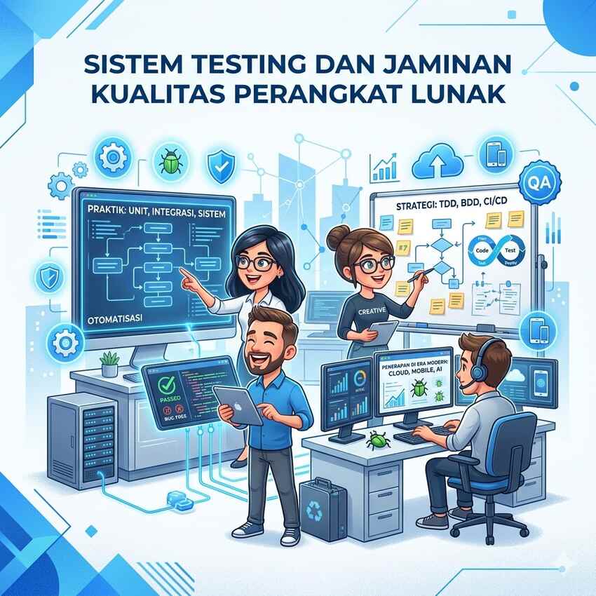 Sistem Testing dan Jaminan Kualitas Perangkat Lunak: Praktik, Strategi, dan Penerapan di Era Modern