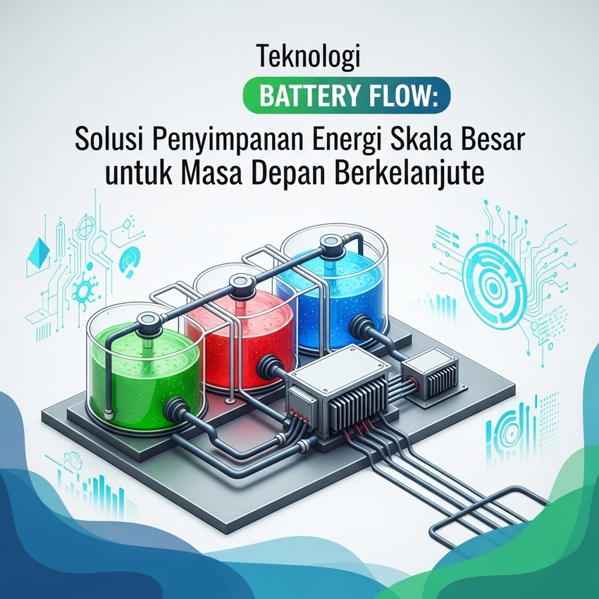 Teknologi Battery Flow: Solusi Penyimpanan Energi Skala Besar untuk Masa Depan Berkelanjutan