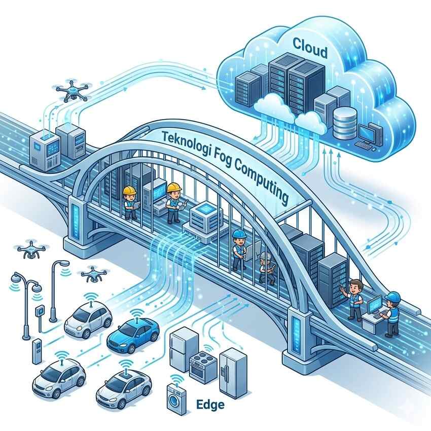 Teknologi Fog Computing Jembatan Cerdas Antara Edge dan Cloud untuk Sistem IoT Skala Besar