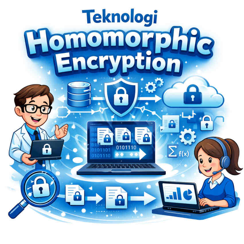Teknologi Homomorphic Encryption Mengolah Data Terenkripsi Tanpa Perlu Dekripsi untuk Keamanan Maksimal