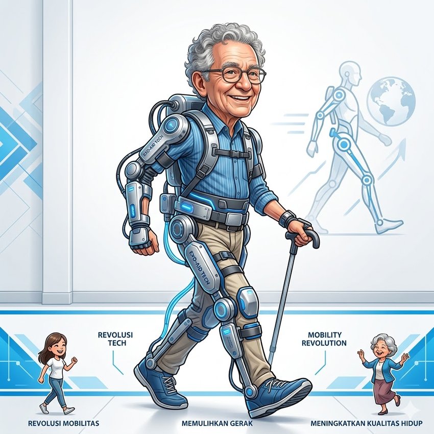 Teknologi Exoskeleton Revolusi Alat Bantu Mobilitas yang Mengubah Kehidupan Manusia